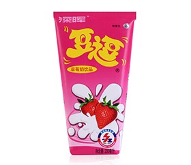草莓奶饮品